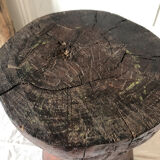 Wooden elephant foot stool