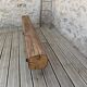 Brutalist oak bench