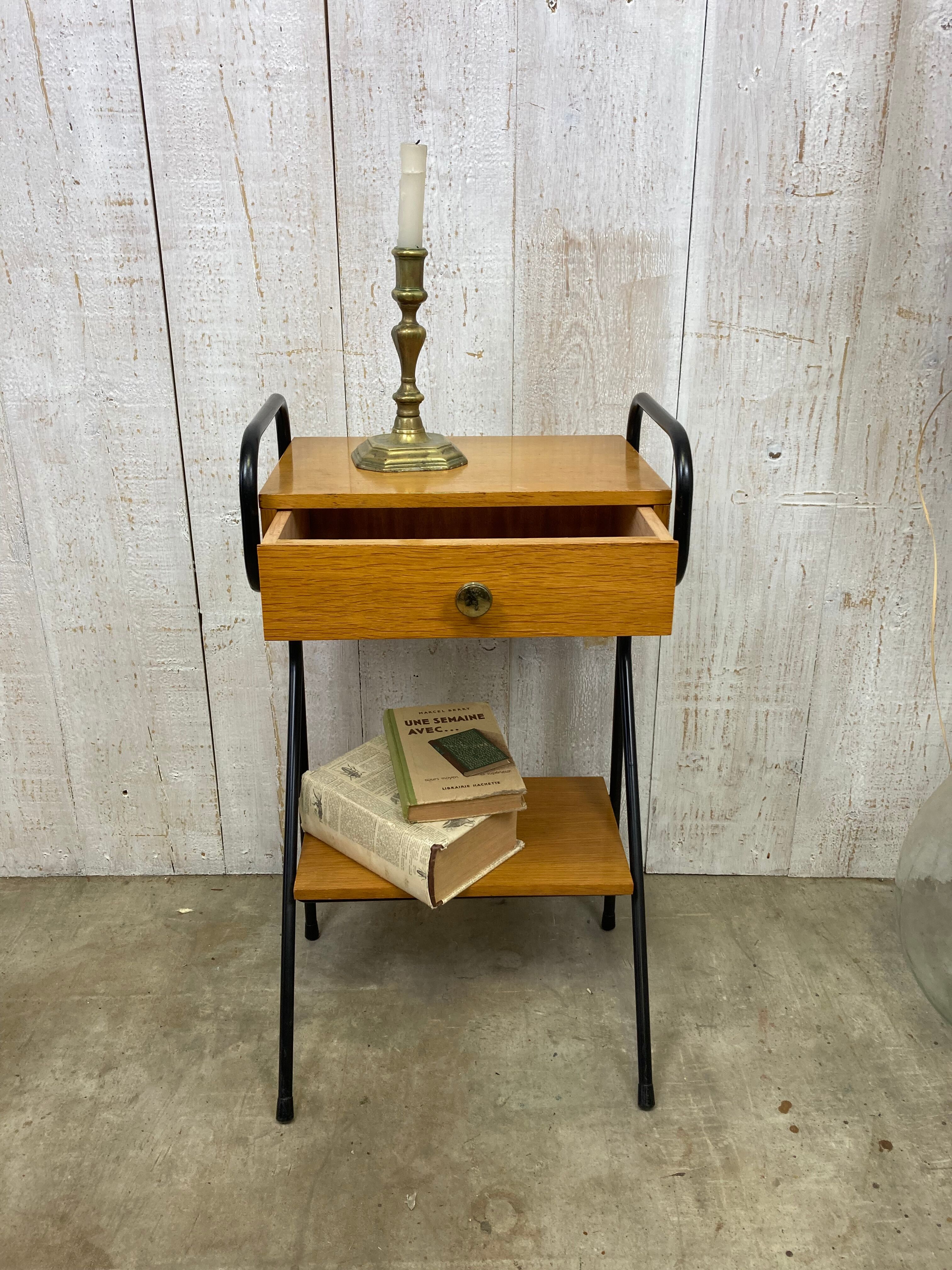 Vintage bedside table