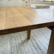 Table de ferme extensible en chêne massif