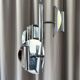 1970s Space Age chrome chandelier – 3 lights
