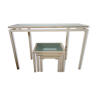 Pierre Vandel console and nesting tables