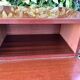 Vintage varnished bedside table