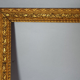 Old frame original gilded stucco wood 58x46 foliage 50x38 cm SB