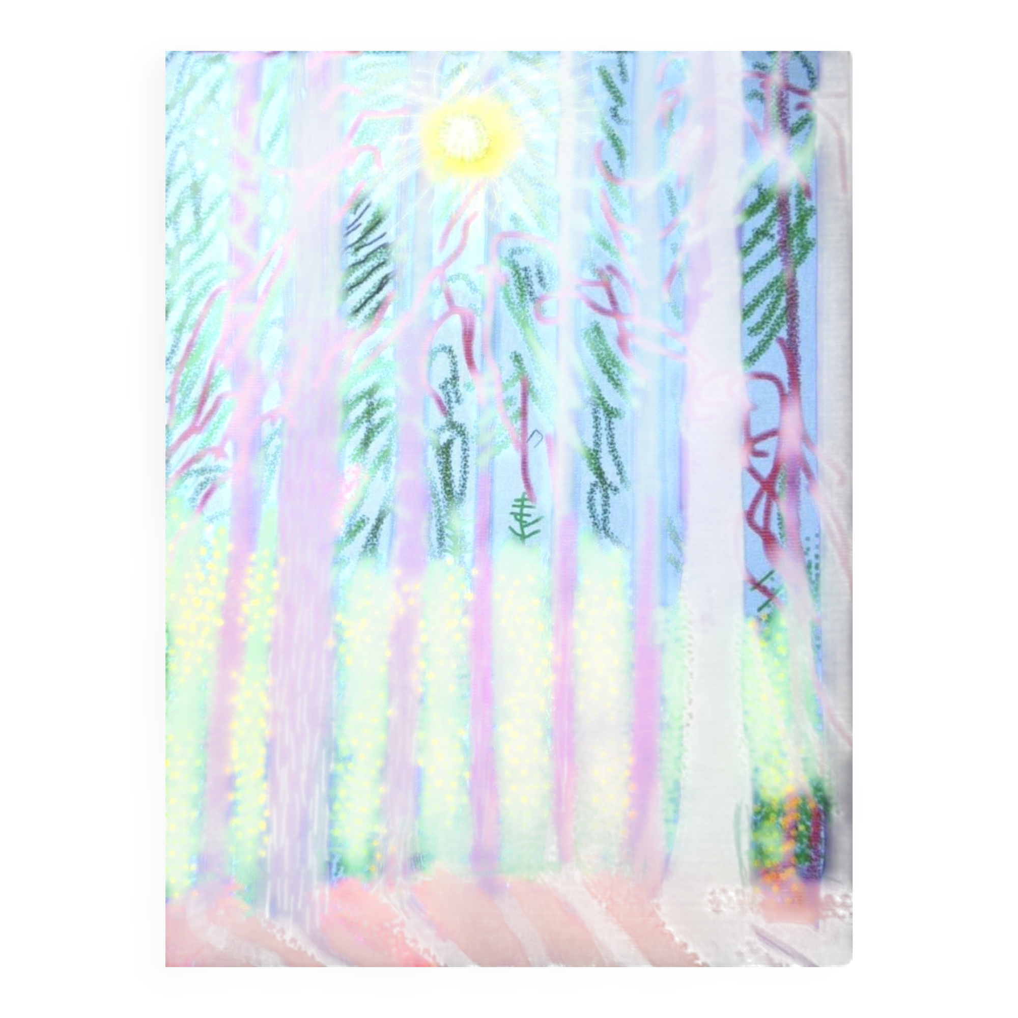 Lithograph by David Hockney, signed and numbered.