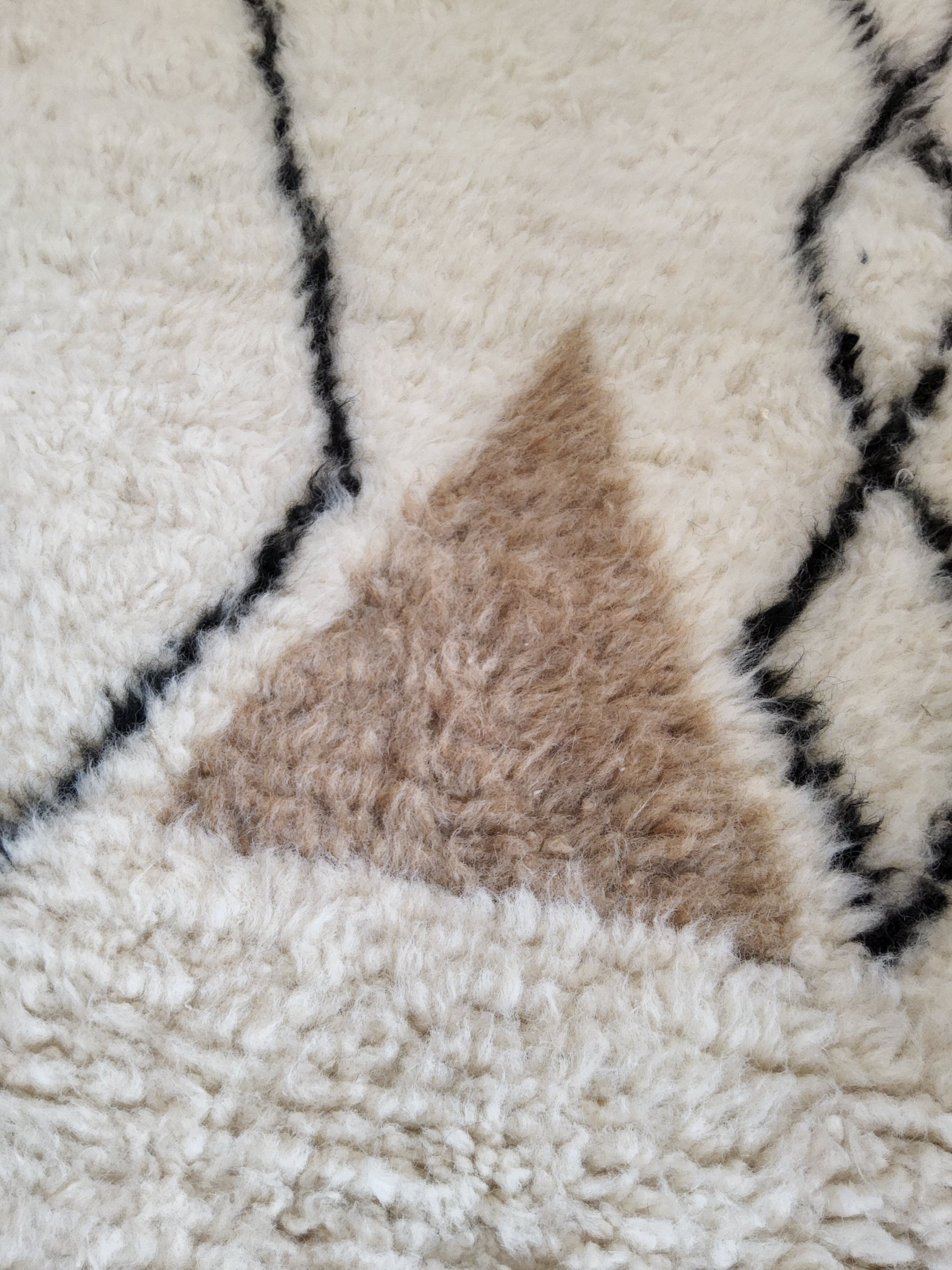 Berber carpet beni ouarain
