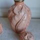 Bottle and six porcelain cups from Couleuvre