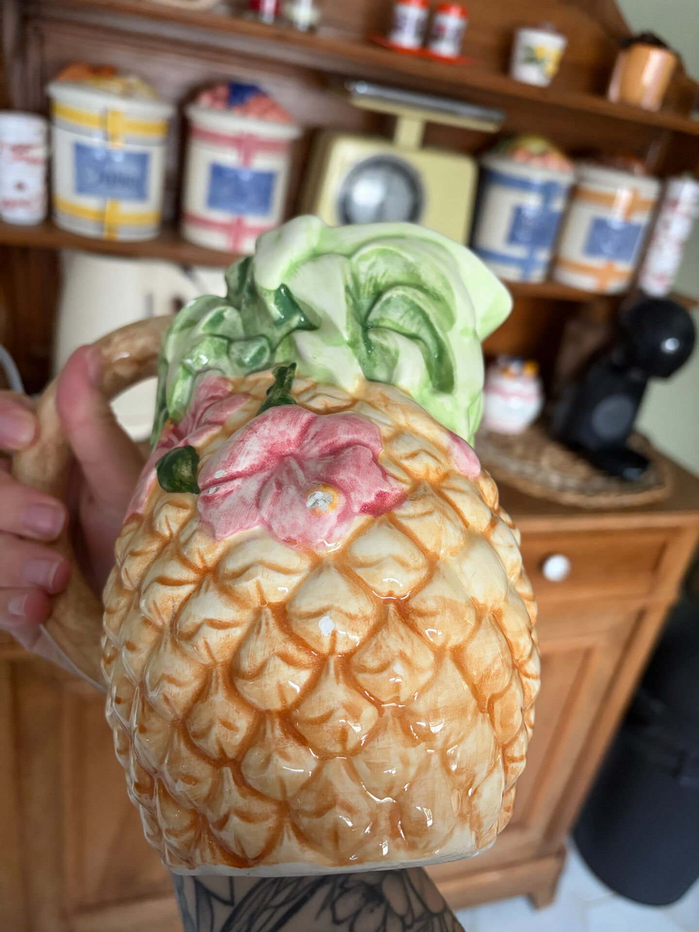 Jug with a spout