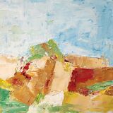Original canvas landscape of Provence