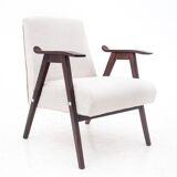 Beige Midcentury Armchair, Poland, 1960s