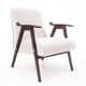 Fauteuil beige, Pologne, années 1960