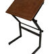 Bureau industriel des années 70 Pays-Bas Marko Galvanitas avec sa chaise