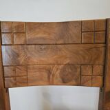 Pair of Art Deco Walnut Bridge Armchairs