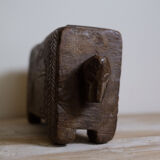 Old wooden spice box