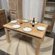Solid oak farmhouse table