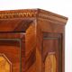 Antique neoclassical bedside table in maple, Italy, 18th century.