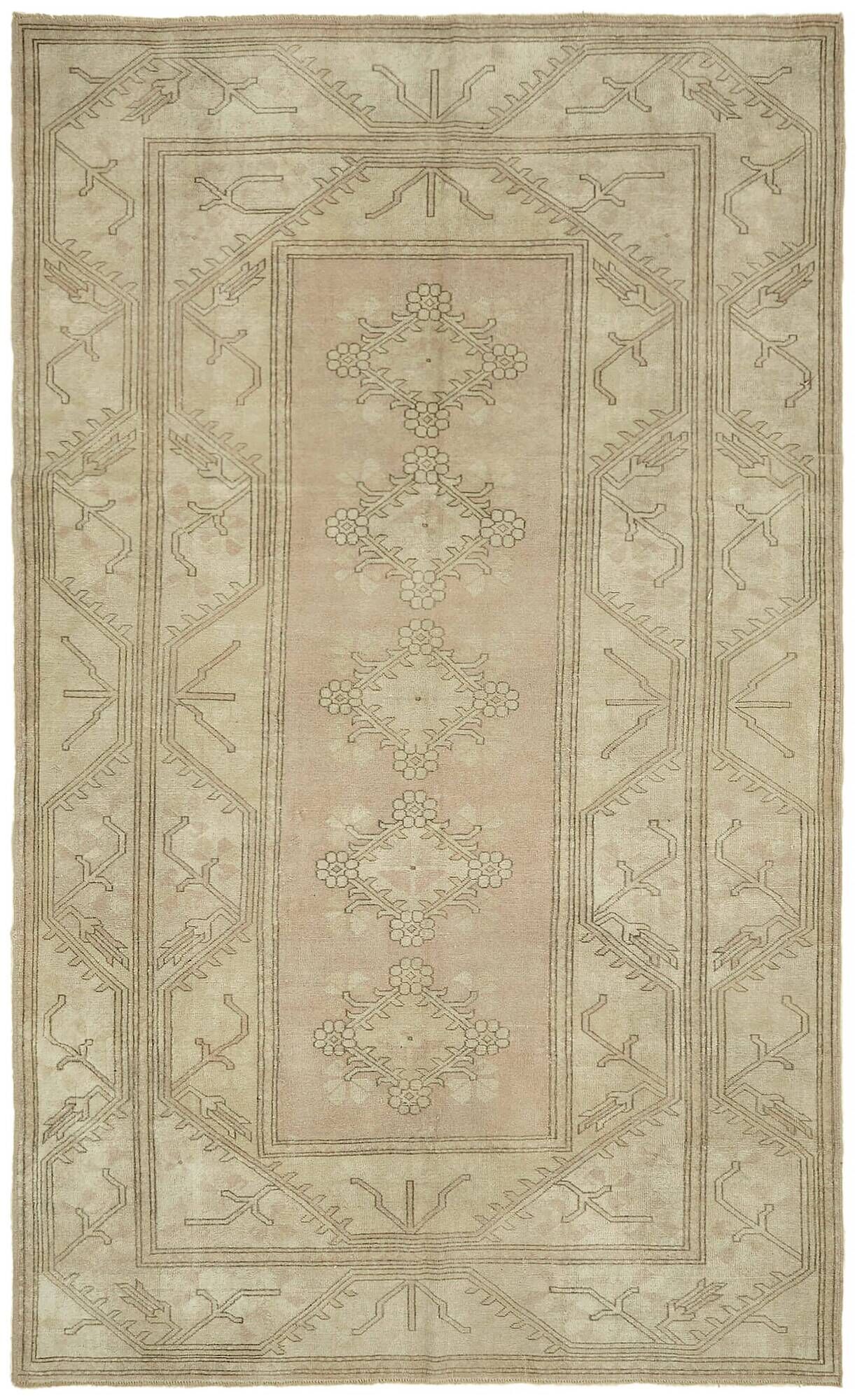 Turkish Vintage Anatolian Rug 196 cm x 316 cm