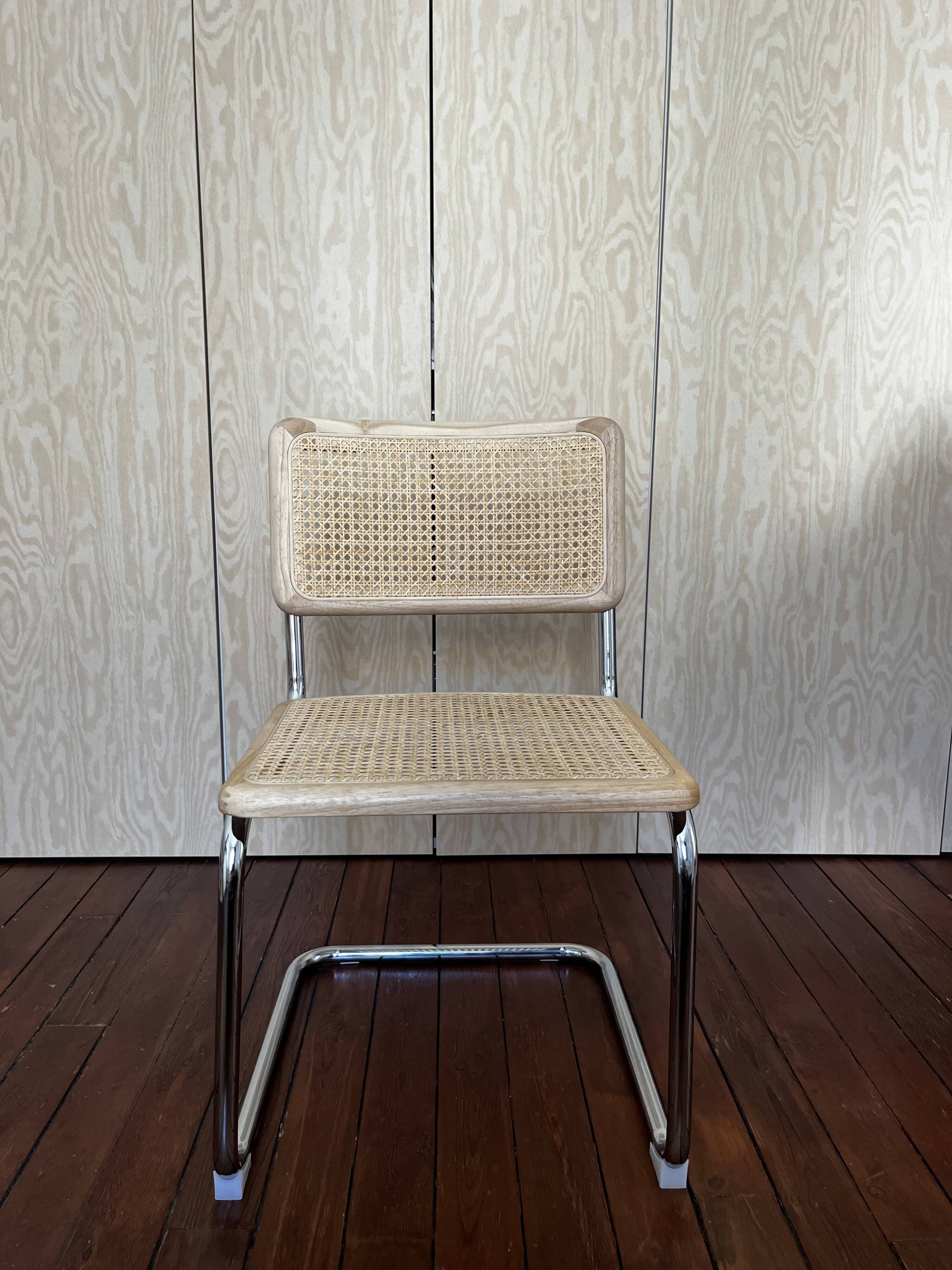 Chaises inspirations B32 Marcel Breuer cannage