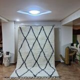 Traditional handmade Beni Ouarin rug size 150 x 250 cm