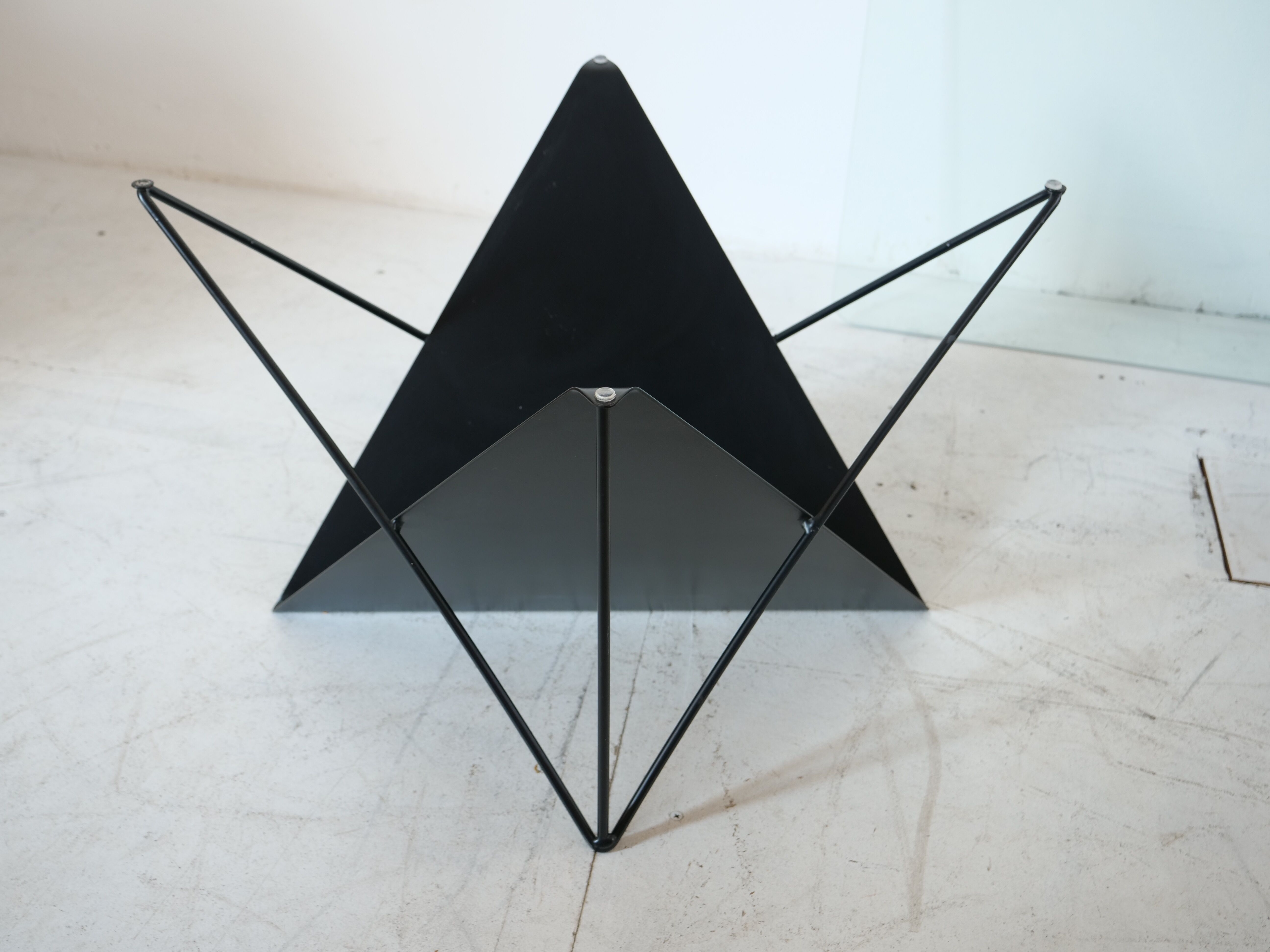 Butterfly geometric design coffee table