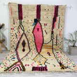 Colorful handmade wool Berber rug 320 X 180 CM