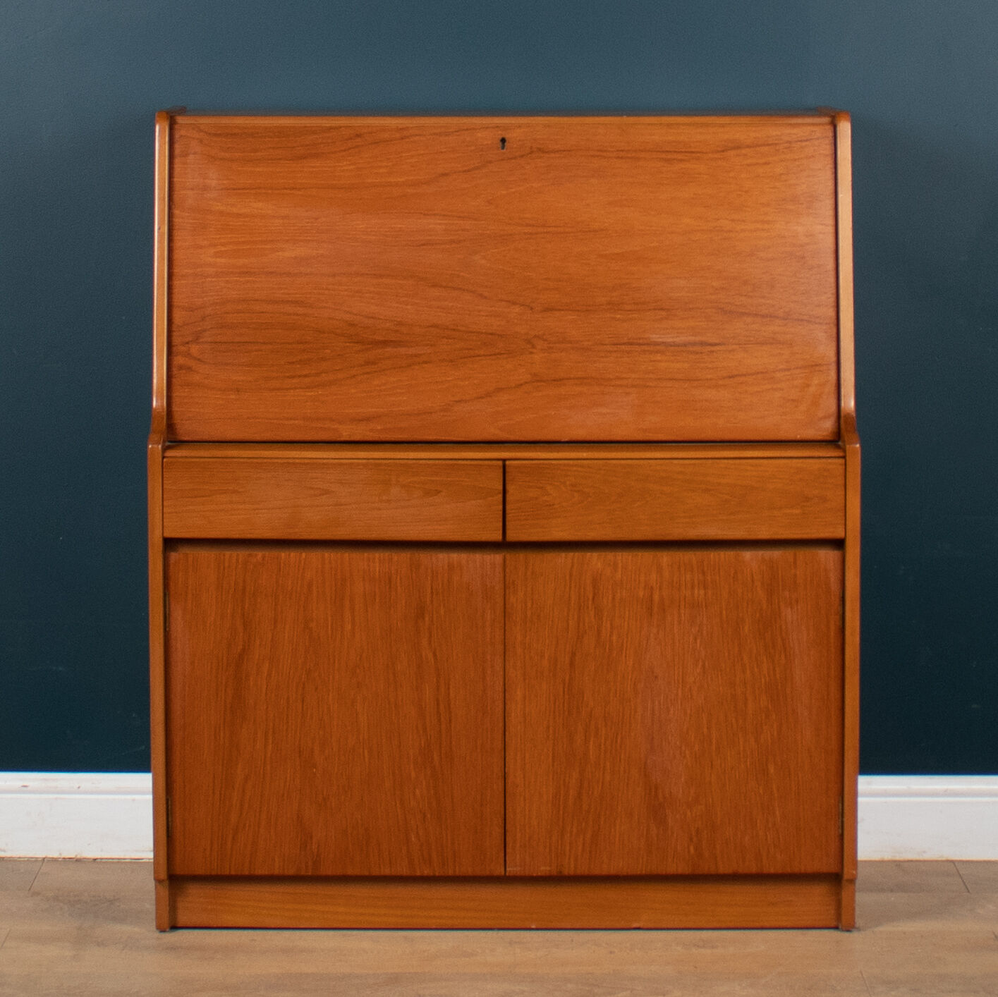 Retro Teak 1960s Mid Century Bureau Desk By Remploy