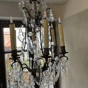 Crystal pendant chandelier 19th century