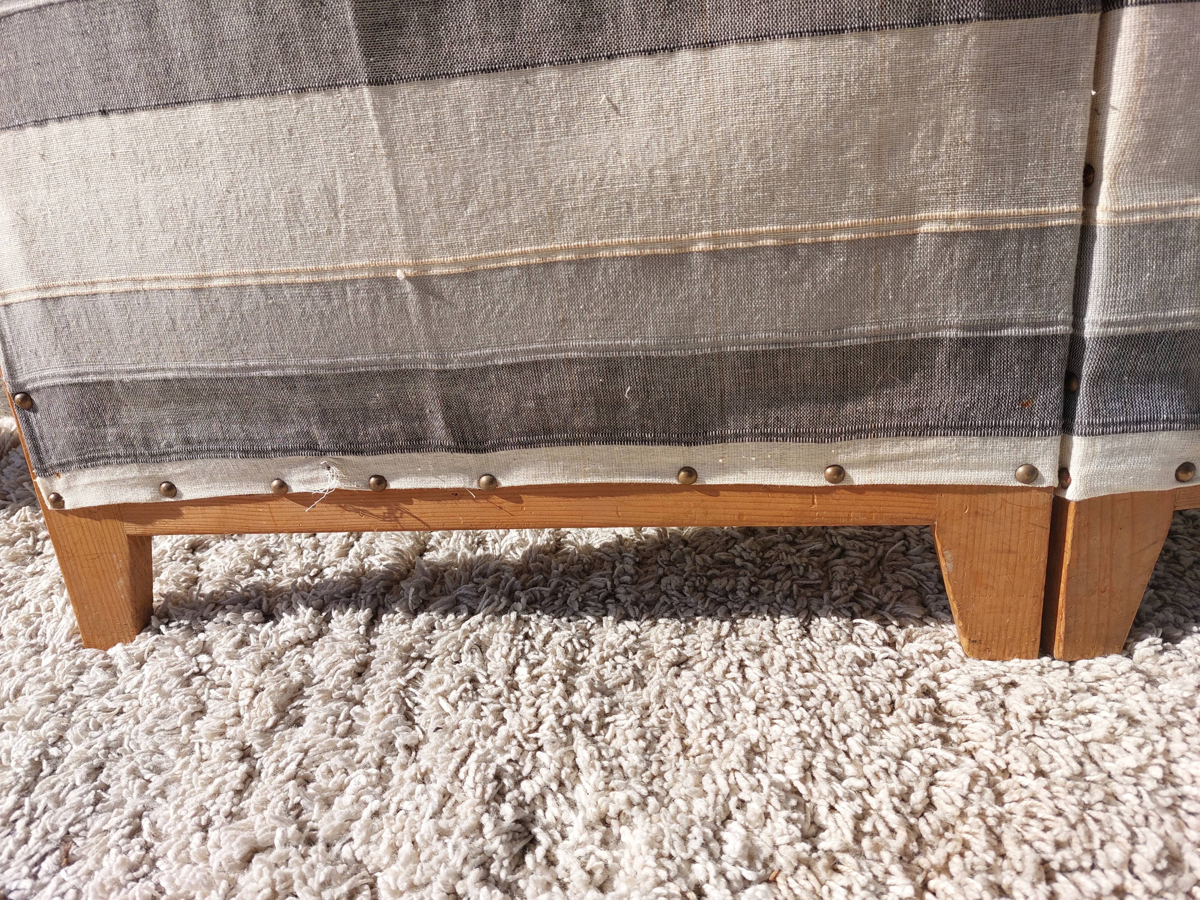 Wooden screen, fabric of your choice