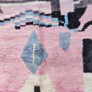 Tapis berbère vintage boujad rose 150 X 240 cm