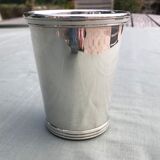 High silver metal timpani