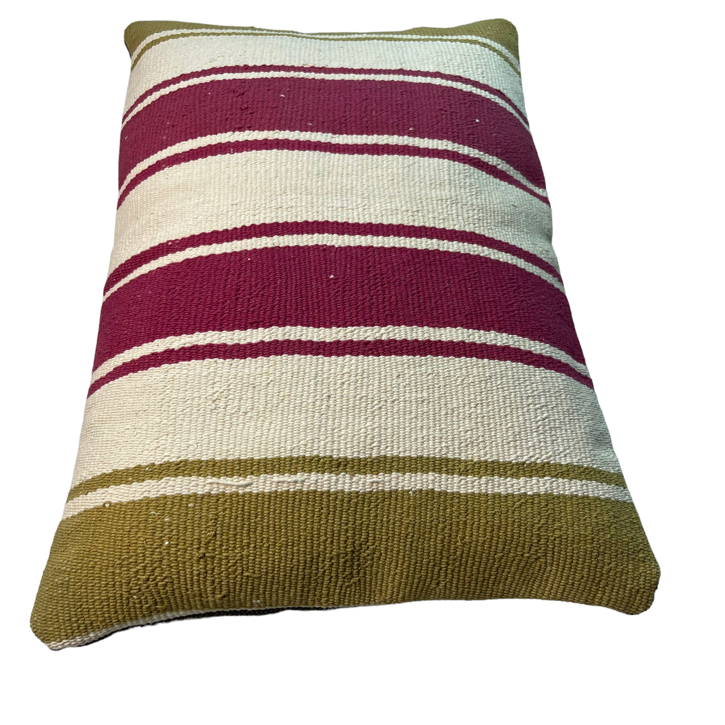 Vintage turkish kilim cushion cover , 40 x 60 cm