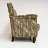 Re-upholstered vintage armchair, 1960’s