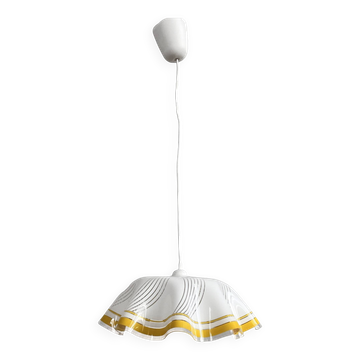 Plexiglass kitchen ceiling lamp, Poland 1990s