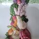 Grand plat en barbotine