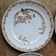 Flat plates, ironstone, poppies