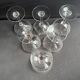 6 champagne coupes Saint Louis service Manon