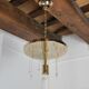 Two-tone chandelier by Zero Quattro, 3 levels, orange and transparent murano glass, Italy, 1970