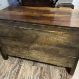 Louis XV period curved chest of drawers in walnut and elm burl circa 1750