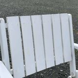 Paire de fauteuils de jardin en bois des années 1960 de la marque youpy