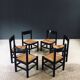 Mid-Century Modern Carimate Dining Chairs, Italy, 1970s, Set of 6