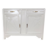 UNIQUE WHITE ART DECO SIDEBOARD