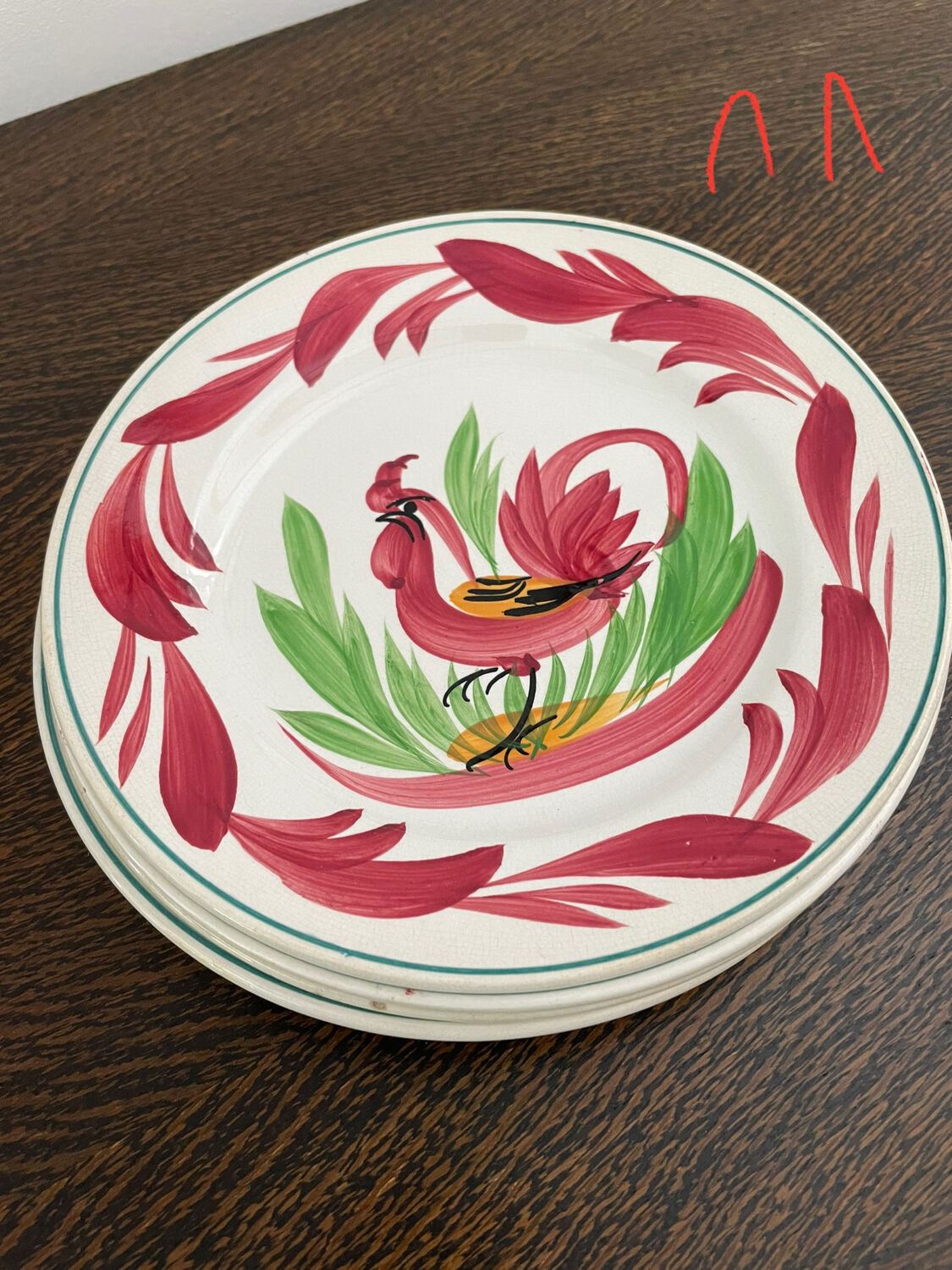 Lot porcelain tableware digouin sarreguemines