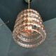 Pendant light 60s golden amber glass
