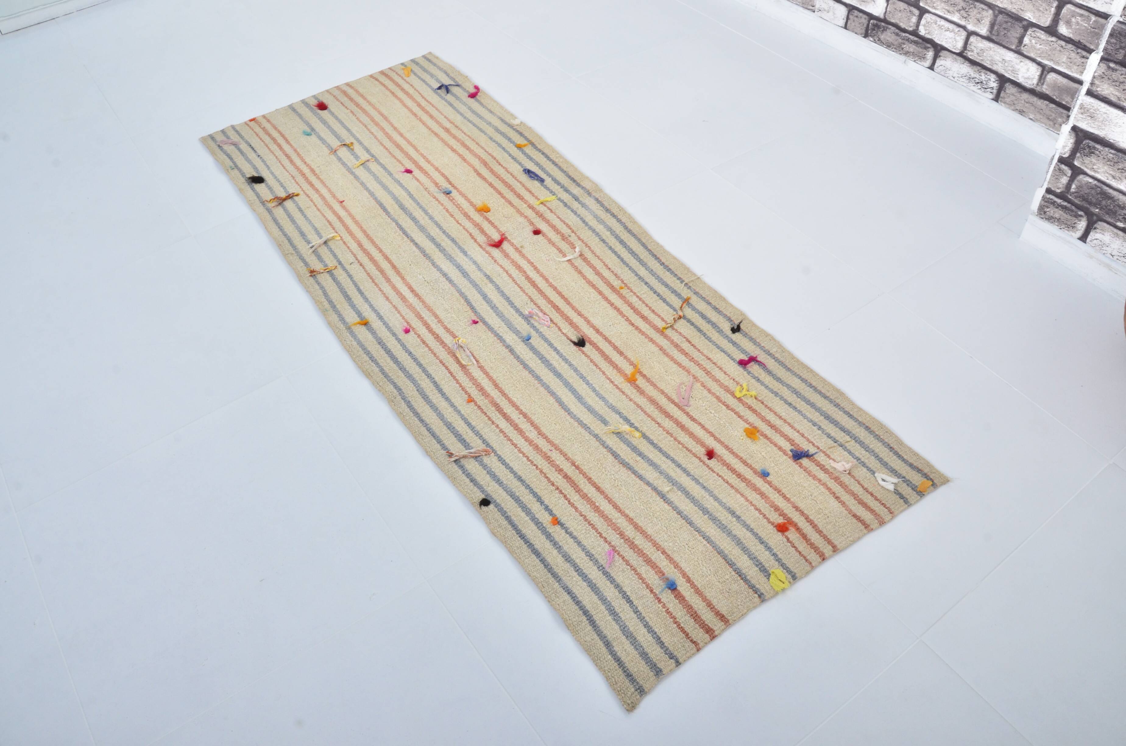 Vintage Turkish Colourful Kilim Rug sku 3378