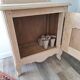 Restored antique oak entrance wardrobe