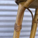 Rattan stool 1960