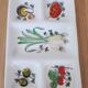 Large vintage ceramic hors d'oeuvre / antipasti platter Mancer (Italy)
