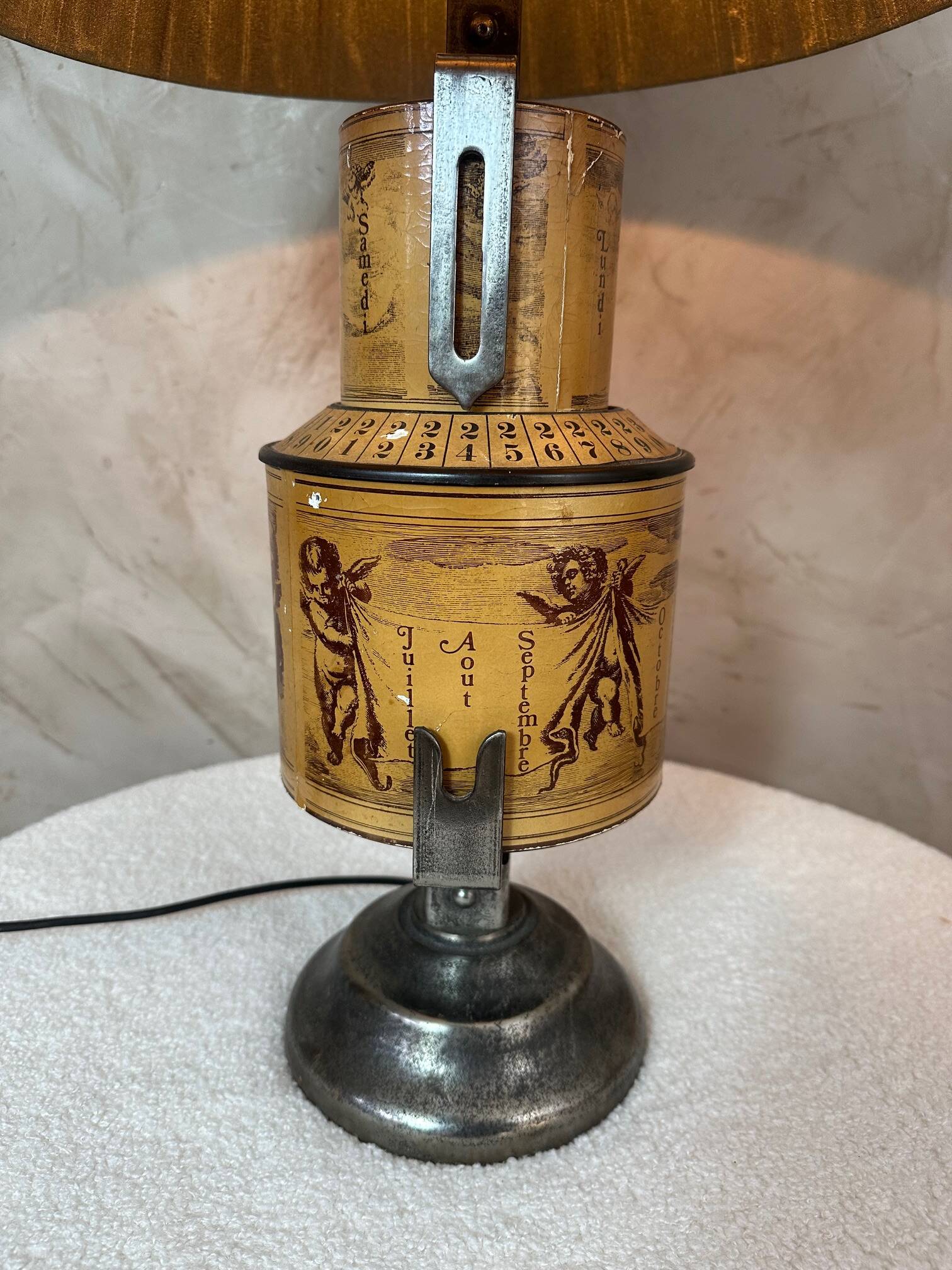 1920 Calendar Lamp