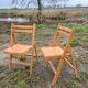 Vintage folding chairs