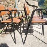 Set of 6 Stella armchairs - inseparable - 1960s